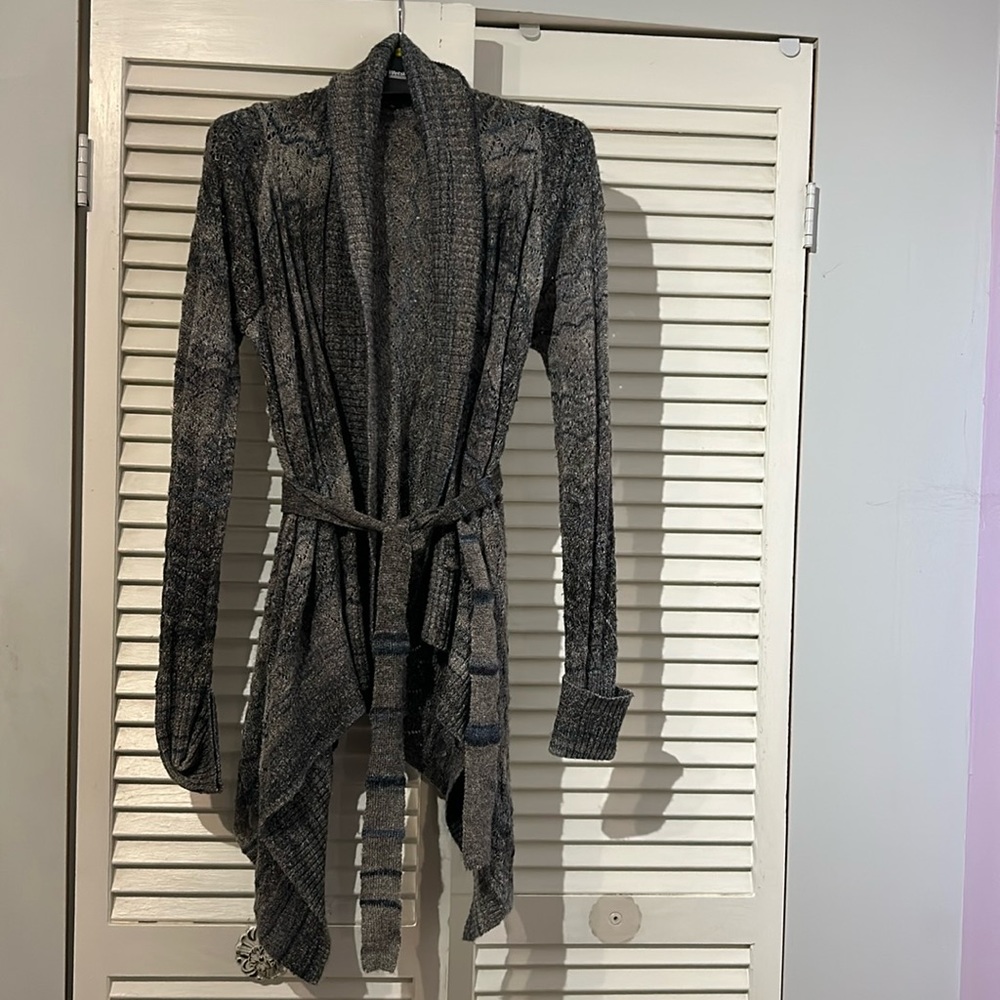 Buffalo knitted cardigan with belt
